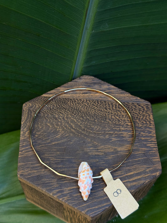 8 Miter Shell Bangle