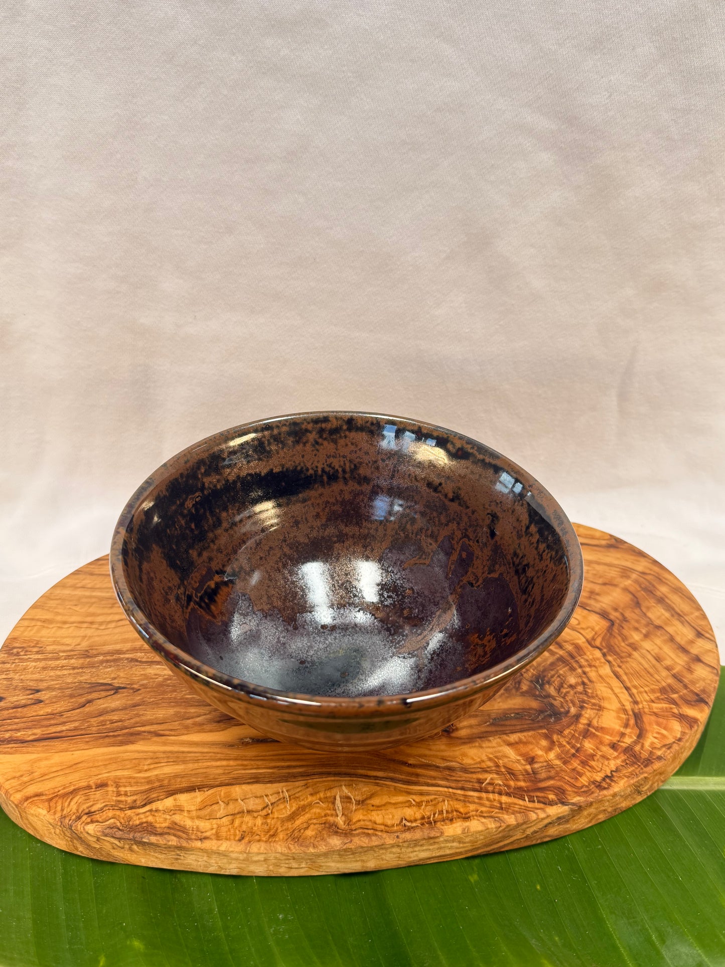 Medium Bowl - Tea Dust/Tenmoku