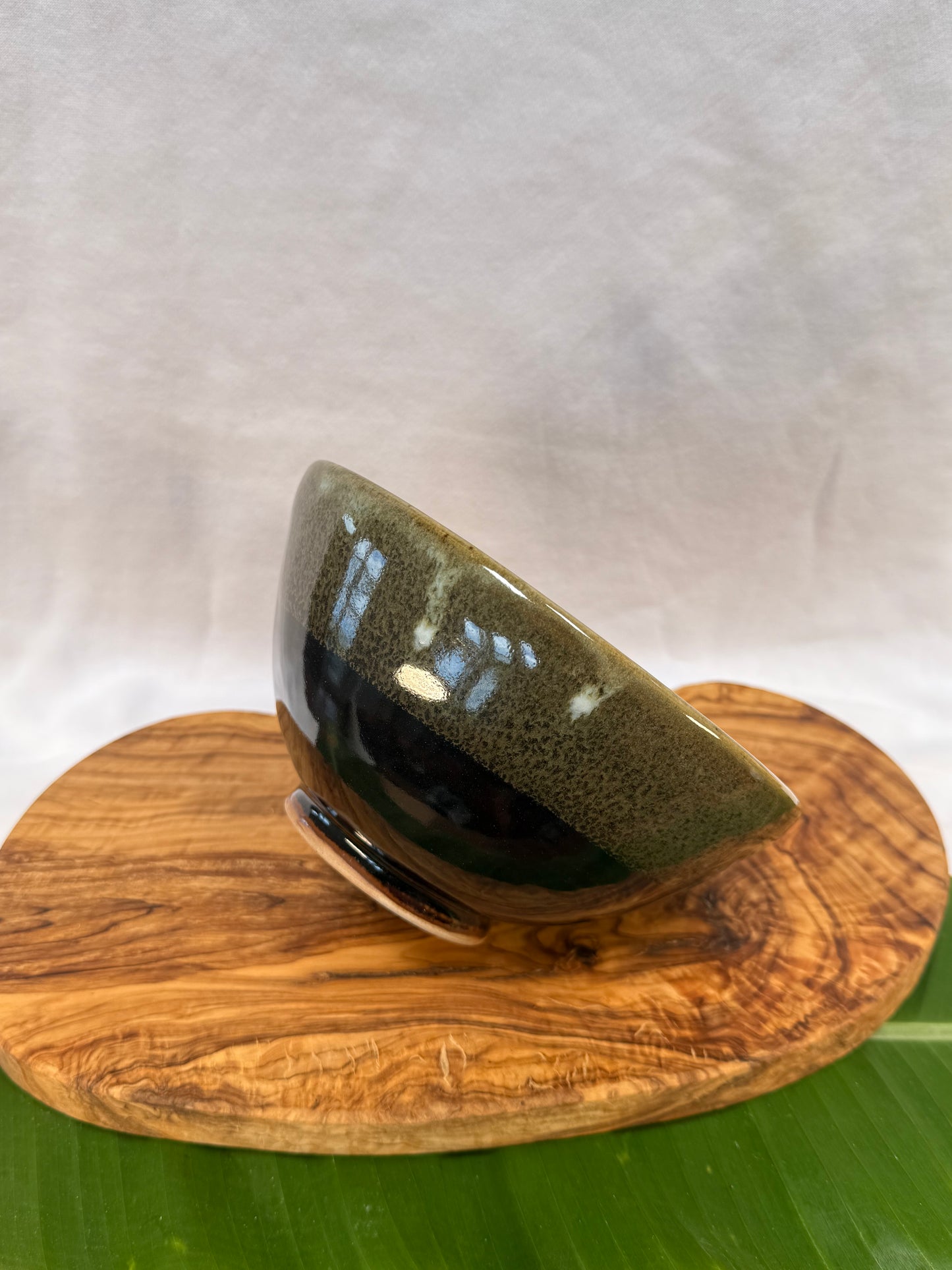 Medium Bowl - Majolica & Tenmoku